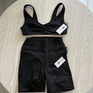 WeWoreWhat Black Gym Set